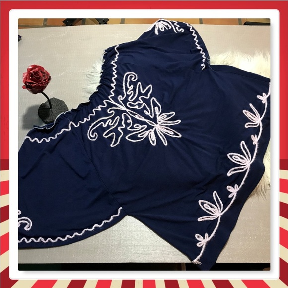 Lauren Michelle embellished top Plus Size 1X - Picture 2 of 8